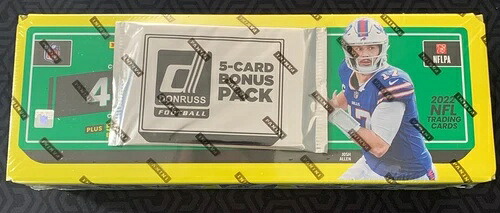 2022年 Panini Donruss 工場未開封 コンプリートセット NFL プラス 5カード ハイパーボーナスパック｜トレーディングカード　ラフテル