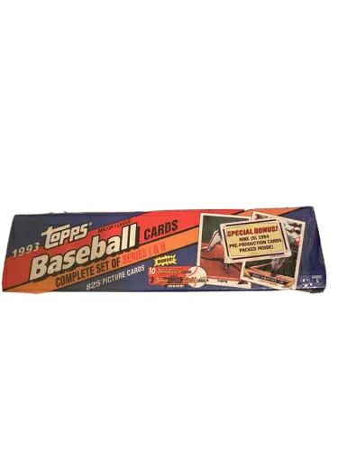 1993 Topps ベースボール ファクトリーシール コンプリートセット シリーズ 1&2|トレーディングカード ラフテル
