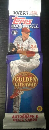 2012 TOPPS 36 ゴールデン ギブアウェイ カード ジャンボ パック シリーズ 1。「工場未開封」｜トレーディングカード　ラフテル