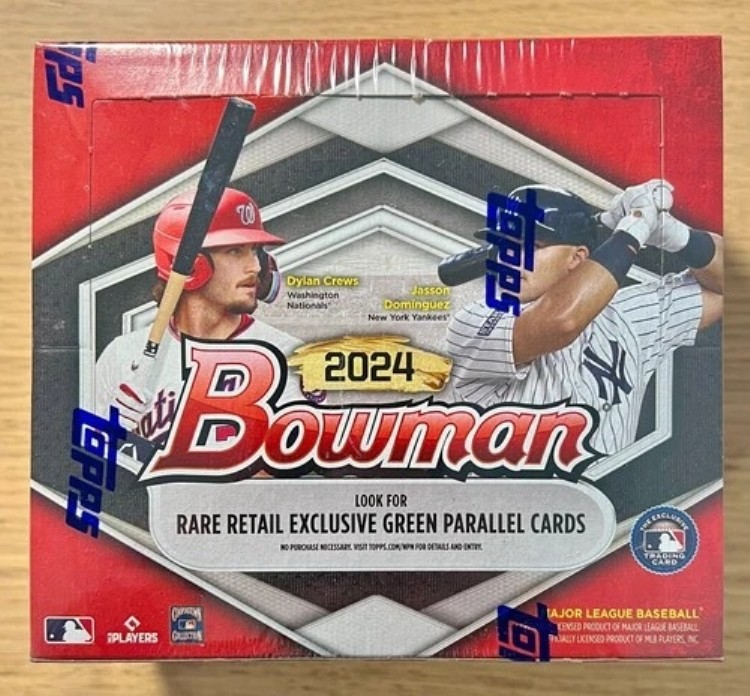 2024 ボウマン MLB 野球 リテール 24パックボックス - 工場未開封|トレーディングカード ラフテル