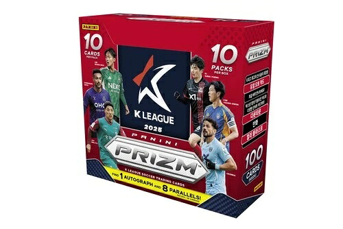 2025 パニーニ プリズム Kリーグ サッカー ホビーボックス｜トレーディングカード　ラフテル