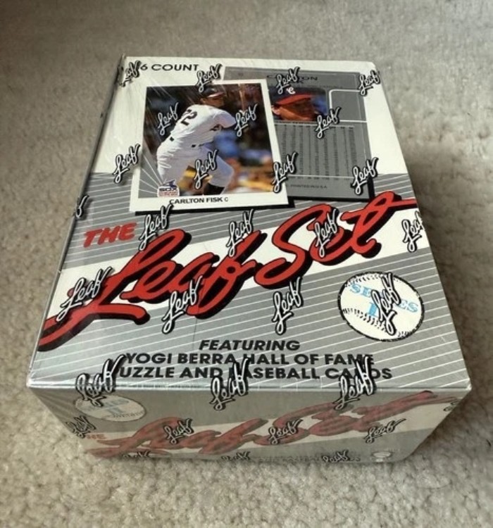 1990 リーフ ベースボール シリーズ 2 ボックス 未開封 工場未開封 フランク・トーマス ルーキー L92｜トレーディングカード　ラフテル