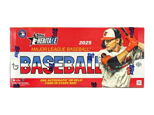 2025 Topps Heritage Baseball Hobby Box 工場未開封 Steve's Cards NH。｜トレーディングカード　ラフテル