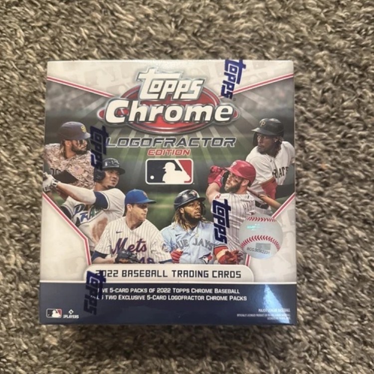 2022 Topps Chrome Logofractor Edition MLB ベースボール メガボックス 新品 工場未開封｜トレーディングカード　ラフテル