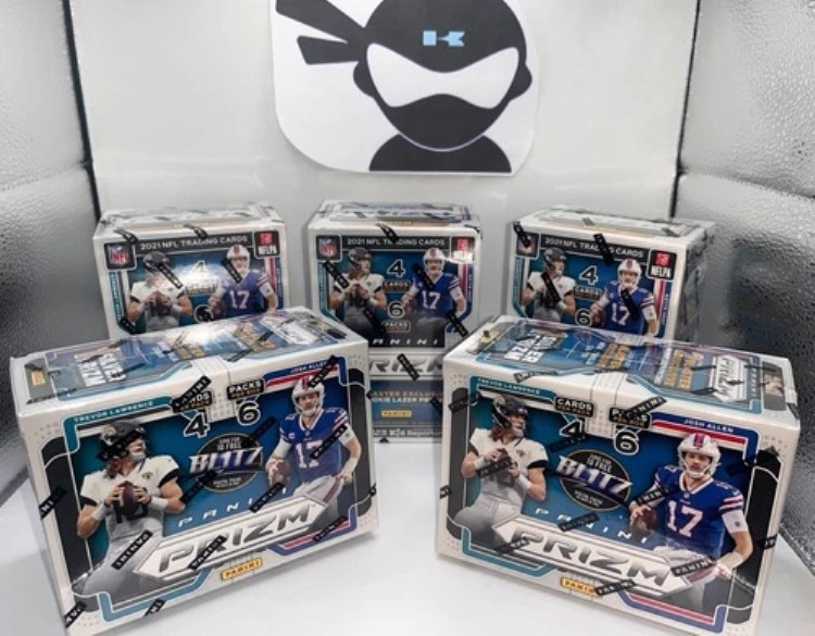 ***5個セット*** 2021 Panini Prizm NFL フットボール ブラスターボックス Lazer Prizm 未開封｜トレーディングカード　ラフテル