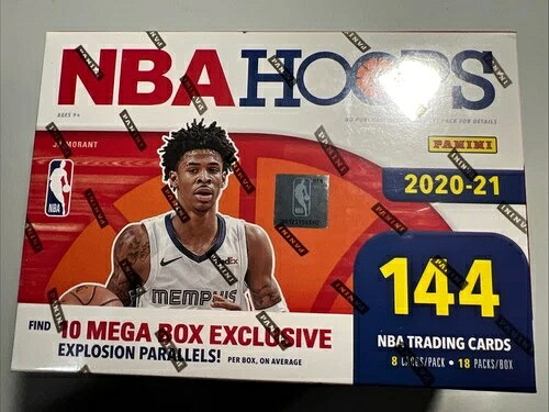 2020-21 パニーニ NBA フープス バスケットボール メガボックス 18パック 工場未開封|トレーディングカード ラフテル