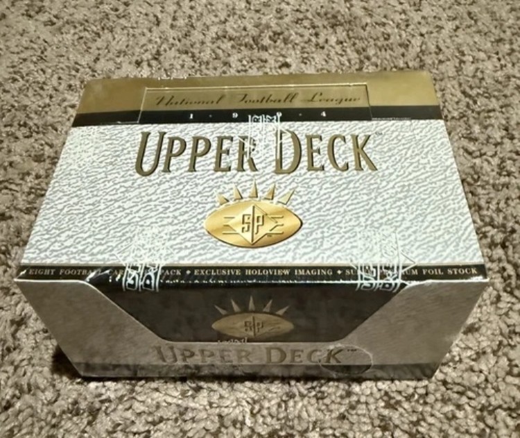 1994年製 Upper Deck SP フットボール 未開封 工場封印箱 フォーク RC L72 の可能性あり｜トレーディングカード　ラフテル