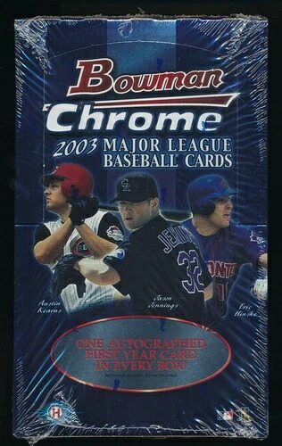2003年 Bowman Chrome Baseball 1-Auto 工場未開封 ホビーボックス 送料無料｜トレーディングカード　ラフテル