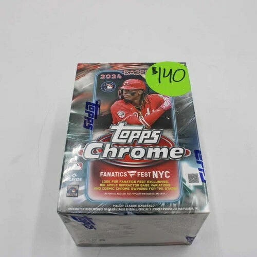 2024 Topps Chrome Baseball Fanatics Fest限定 シールドブラスターボックス WB1652｜トレーディングカード　ラフテル
