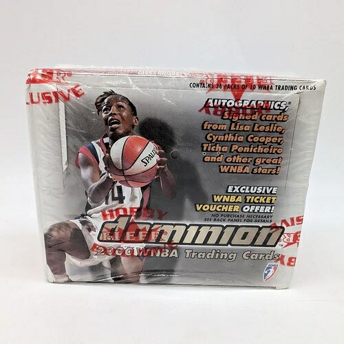 2000年 Fleer Dominion WNBA バスケットボール 工場未開封 ホビーボックス サイン入りカード｜トレーディングカード　ラフテル