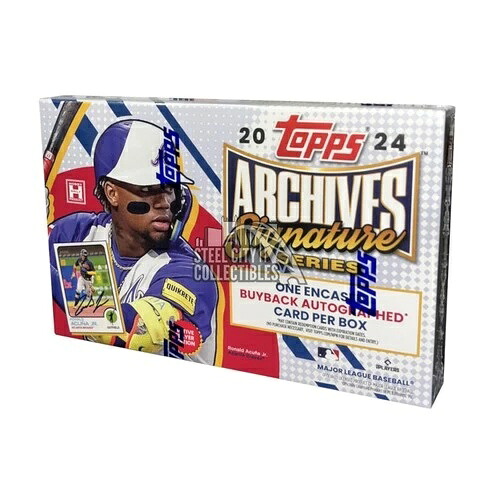 2024 Topps アーカイブ シグネチャーシリーズ 現役選手エディション ベースボール ホビーボックス｜トレーディングカード　ラフテル