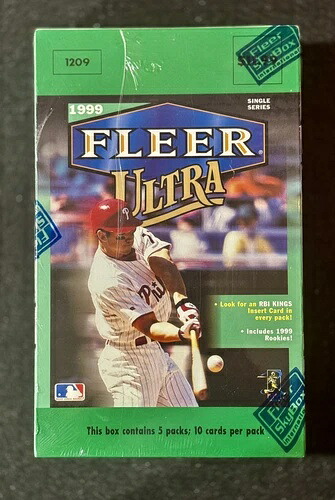 1999 Fleer Skybox Ultra シングルシリーズ 野球 ファクトリーシール ボックスセット|トレーディングカード ラフテル