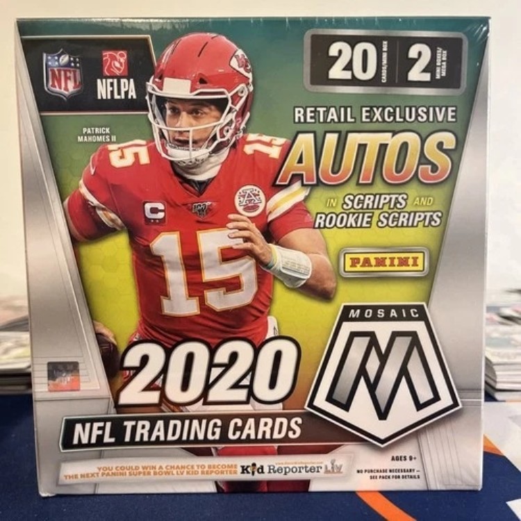 2020年 パニーニ モザイク NFL フットボール メガボックス 未開封 新品 ハーバート・バロウ ハーツ RC イヤー｜トレーディングカード　ラフテル