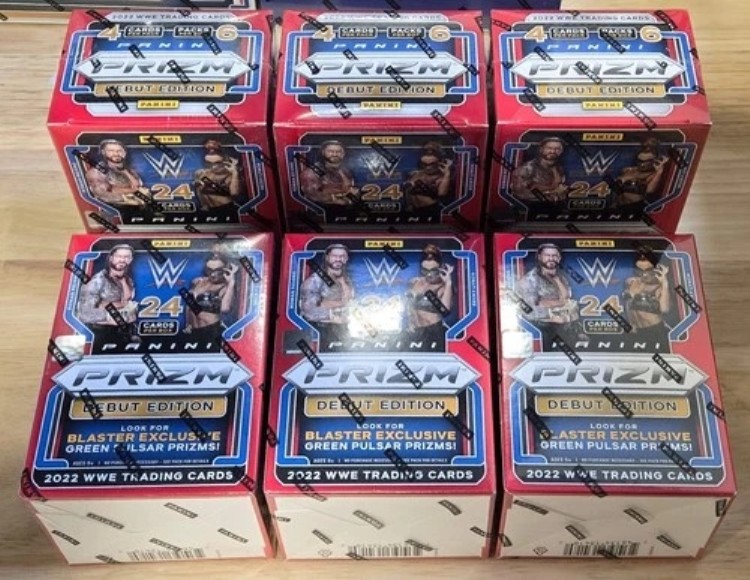 パニーニ プリズム 2022 WWE ブラスターボックス レスリングカード 6枚セット グリーンパルサー｜トレーディングカード　ラフテル