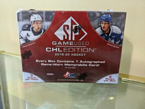 2019-20 SP ゲーム使用 CHL エディション ホッケー 密封 ホビーボックス - 4 パック - LAFRENIERE｜トレーディングカード　ラフテル