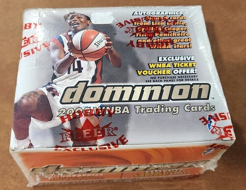 2000年 Fleer Dominion WNBA バスケットボール 工場未開封 ホビーボックス サイン入りカード｜トレーディングカード　ラフテル
