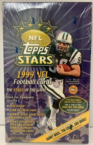 1999 Topps Stars NFL フットボール ホビーボックス 24パック 新品未開封|トレーディングカード ラフテル