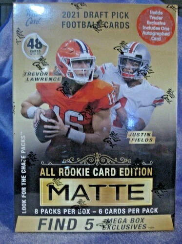 2021 NFL ワイルドカード マットゴールド オートファクトリーシール メガボックス ドラフトピック|トレーディングカード ラフテル