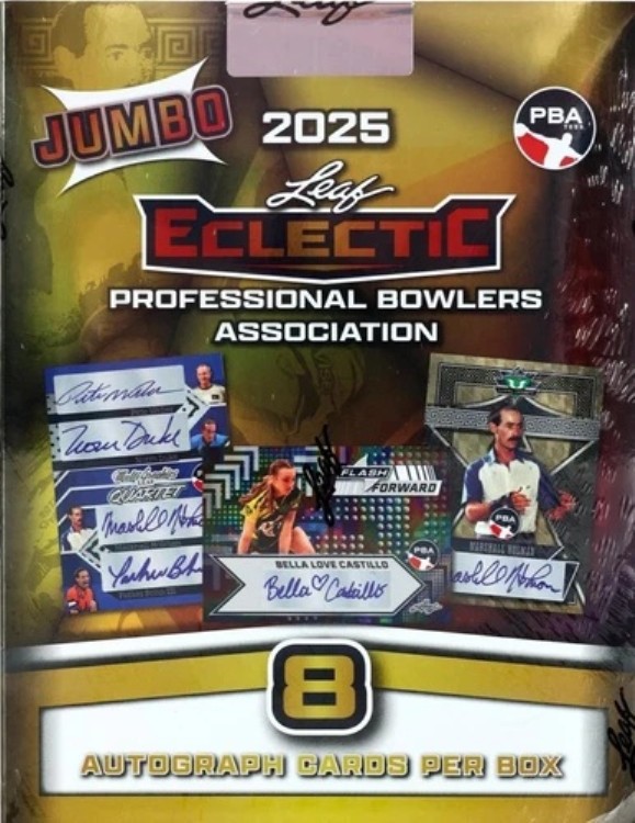 2025 リーフ エクレクティック PBA ボウリング 工場未開封 ジャンボボックス|トレーディングカード ラフテル