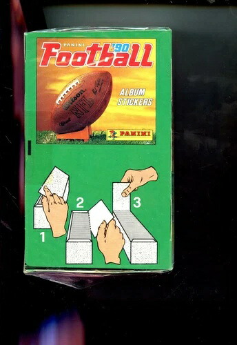 1990年 Panini アルバム ステッカー カード セット フットボール ワックス パック ボックス 工場未開封 90｜トレーディングカード　ラフテル