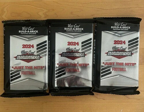 3カウントロット ワイルドカード アルミネーションフットボール ジャストザヒッツパック NSCC｜トレーディングカード　ラフテル