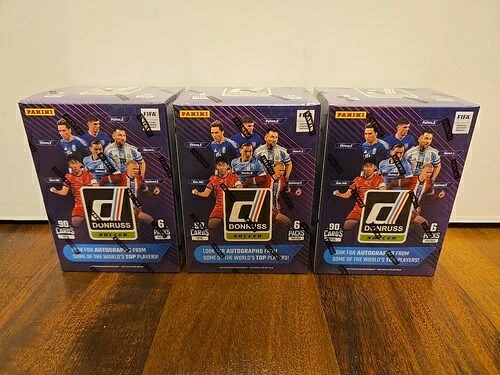 2024-25 ドンラス サッカー ブラスターボックス (カブーム レッド キュービック) 3個セット 新品未開封｜トレーディングカード　ラフテル