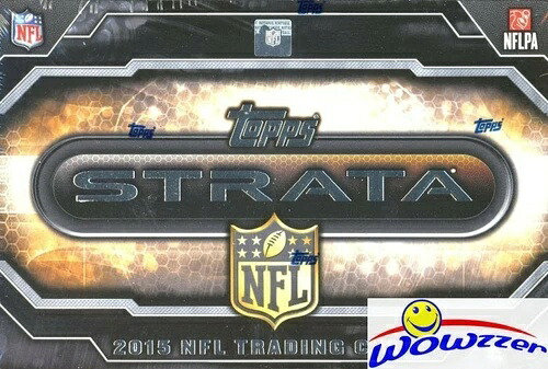 2015 Topps STRATA フットボール ファクトリーシール ホビー ボックス - (2) カード付きサイン!｜トレーディングカード　ラフテル