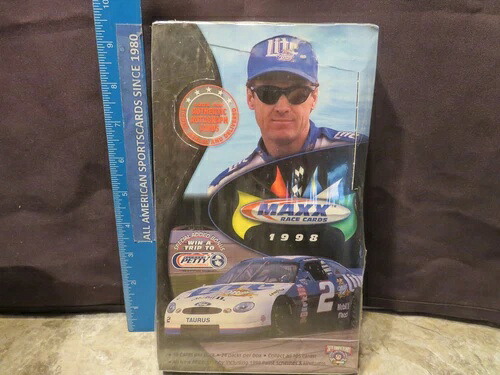 1998年 MAXXレースカード未開封ボックス（ジェフ・ゴードン・オートの可能性あり）｜トレーディングカード　ラフテル