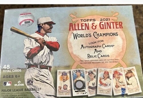 2021 Topps Allen & Ginter Baseball 限定 工場未開封 ブラスターボックス｜トレーディングカード　ラフテル