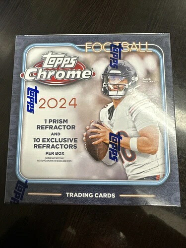 2024 Topps Chrome Football Mega Box 未開封｜トレーディングカード　ラフテル