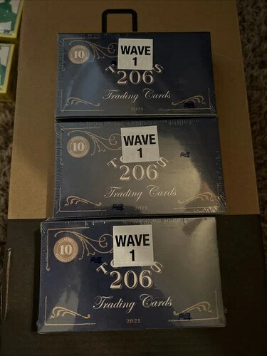 3~ 2021 Topps T206 MLB ベースボール ファクトリーシールボックス - ウェーブ 1 - 新品｜トレーディングカード　ラフテル 50,820円