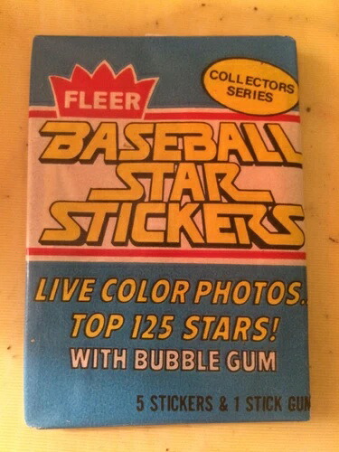 1981 Fleer ベースボール スター ステッカー カード パック Reggie Jackson チェックリスト バリエーション｜トレーディングカード　ラフテル