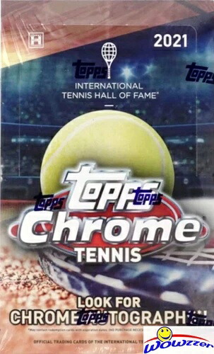 2021 Topps CHROME Tennis ファクトリーシール付きホビーボックス！ココ・ガウフのオートを探せ！｜トレーディングカード　ラフテル