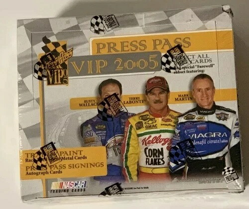 2005 プレスパス VIP NASCAR レーシング ホビーエディション ボックス 工場未開封｜トレーディングカード　ラフテル