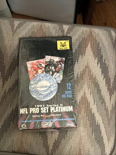 1991 シリーズ2 NFL フットボール プロセット プラチナワックスボックス 36パック 工場未開封｜トレーディングカード　ラフテル