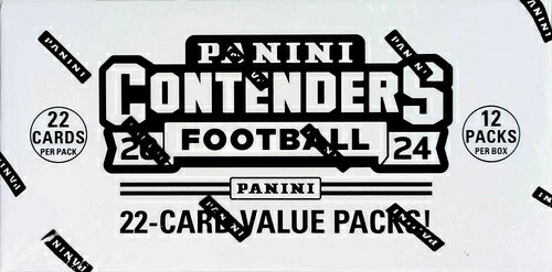 2024 Panini Contenders NFL Football Value Fat Cello 工場未開封ボックス (12パック)｜トレーディングカード　ラフテル