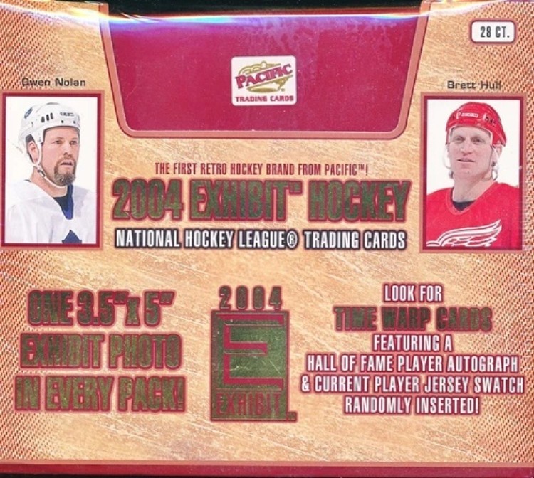 2003/04 パシフィック エキシビション ホビー ホッケー 未開封ボックス 28パック、1パックあたりカード6枚|トレーディングカード ラフテル