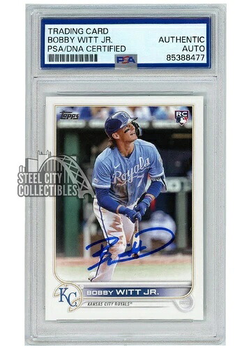 ボビー・ウィット・ジュニア 2022 Topps アップデート オートグラフ ルーキーカード #US100 PSA/DNA (新ラベル)｜トレーディングカード　ラフテル
