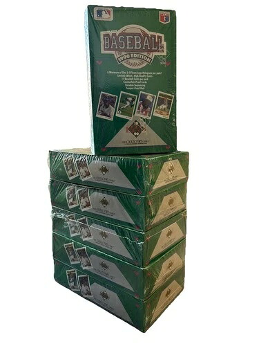 6箱入りロット 1990 Upper Deck ベースボール ローボックス｜トレーディングカード　ラフテル