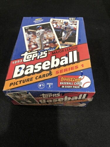 1993 Topps ベースボール シリーズ 1 工場封印ワックスボックス 36パック デレク・ジーター ゴールド RC｜トレーディングカード　ラフテル