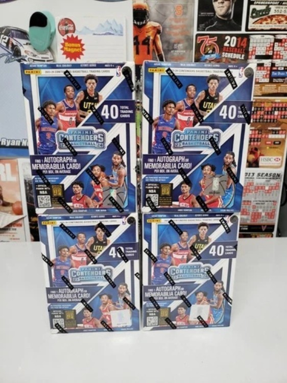 4x 2023-24 PANINI CONTENDERS NBA バスケットボール ブラスター ボックス Wembanyama ルーキー｜トレーディングカード　ラフテル
