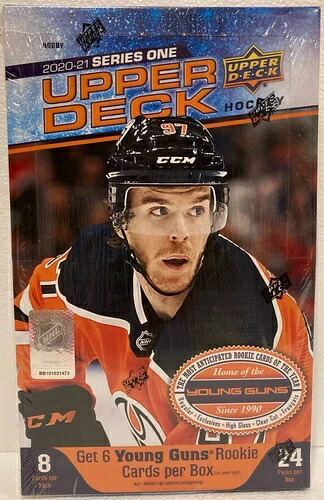 2020-21 Upper Deck シリーズ 1 ホッケー ホビーボックス 工場未開封｜トレーディングカード　ラフテル