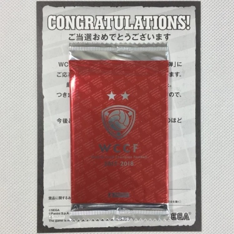 パニーニ WCCF 2017-18 プロモ シールドパック エクストラカード キャンペーン 18 ジェンティーレ ジャパン｜トレーディングカード　ラフテル
