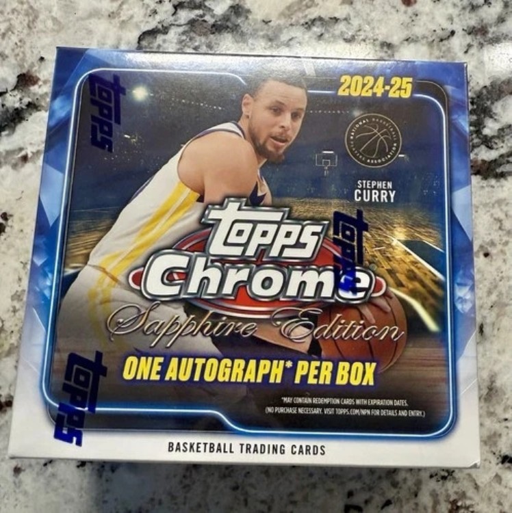 2024/25 Topps Chrome バスケットボール - サファイアエディション - ホビーボックス ~ 手持ち｜トレーディングカード　ラフテル