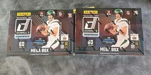 2024年 パニーニ ドンラス フットボール メガボックス 工場未開封 - NFL ターゲット限定 x2｜トレーディングカード　ラフテル