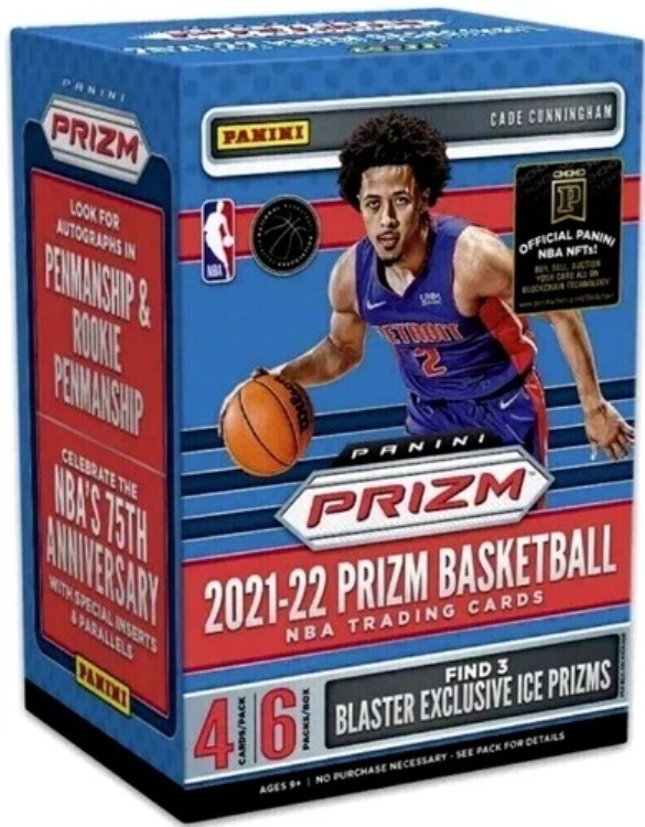 2021-22 パニーニ プリズム NBA バスケットボール ファクトリーシール ブラスターボックス 5個セット 送料無料｜トレーディングカード　ラフテル