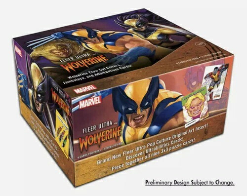 2024 Upper Deck Fleer Ultra Wolverine ファクトリーシール ホビーボックス 72枚入り｜トレーディングカード　ラフテル
