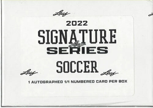 2022 リーフ シグネチャーシリーズ サッカー ファクトリーシール ホビーボックス｜トレーディングカード　ラフテル