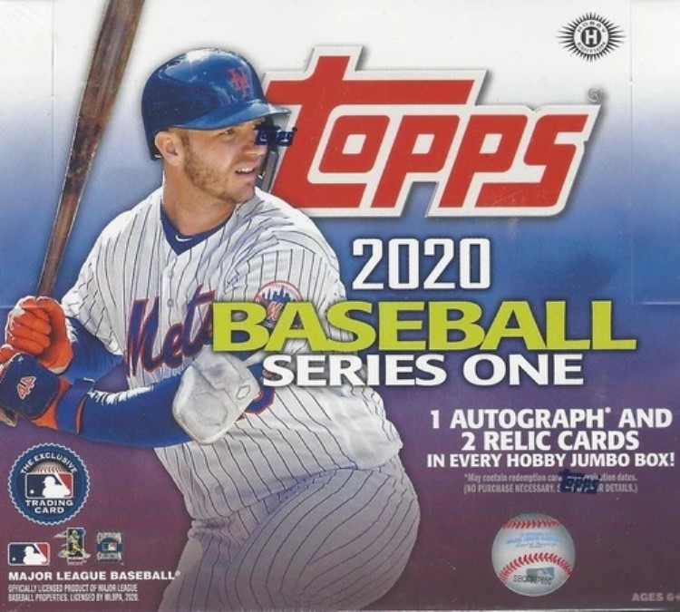 2020 TOPPS シリーズ1 ベースボール ジャンボ ファクトリーシール ホビーボックス｜トレーディングカード　ラフテル