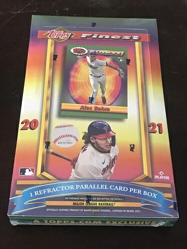 2021 Topps Finest Flashbacks Baseball ファクトリーシール ホビーボックス オオタニ トラウト ソト｜トレーディングカード　ラフテル 66,550円